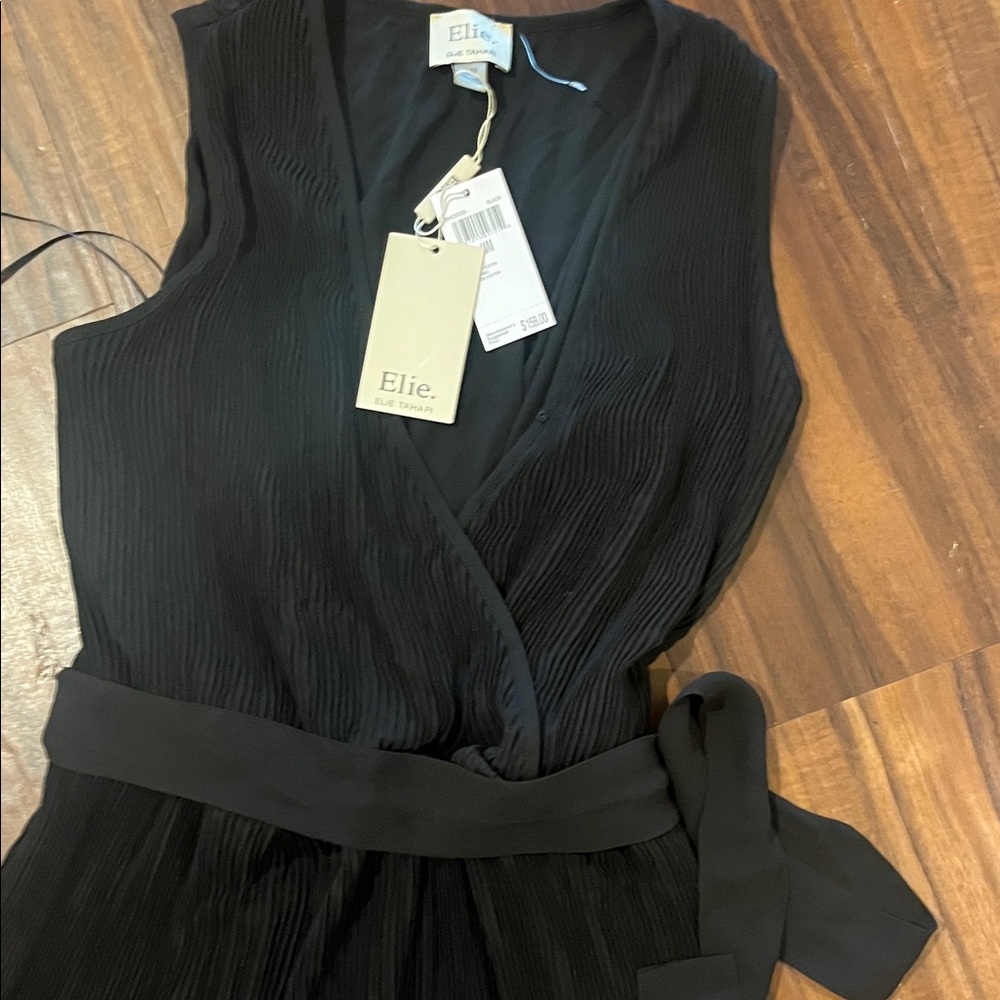 New Elie Tahari Black Maxi Dress size M - Picture 11 of 15
